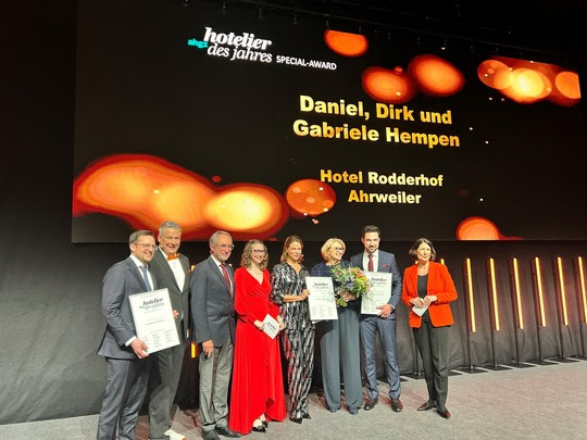 Ahrtal Celebrates Hotel Rodderhof Award