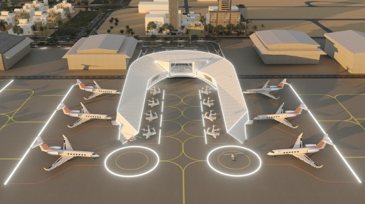 LODD and Skyports Infrastructure Unveil Vertiport Concept Design for Abu Dhabi AAM Network