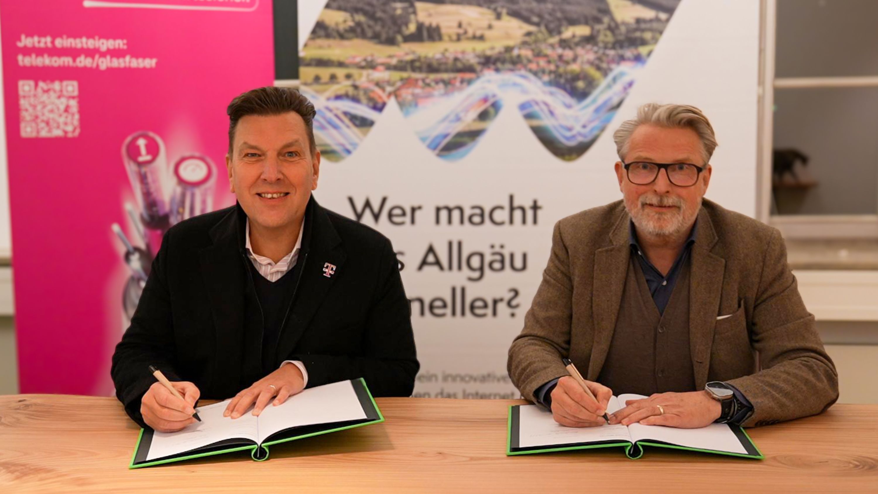 Telekom and AÜW Join Forces to Accelerate Fiber Optic Expansion in Weitnau, Germany