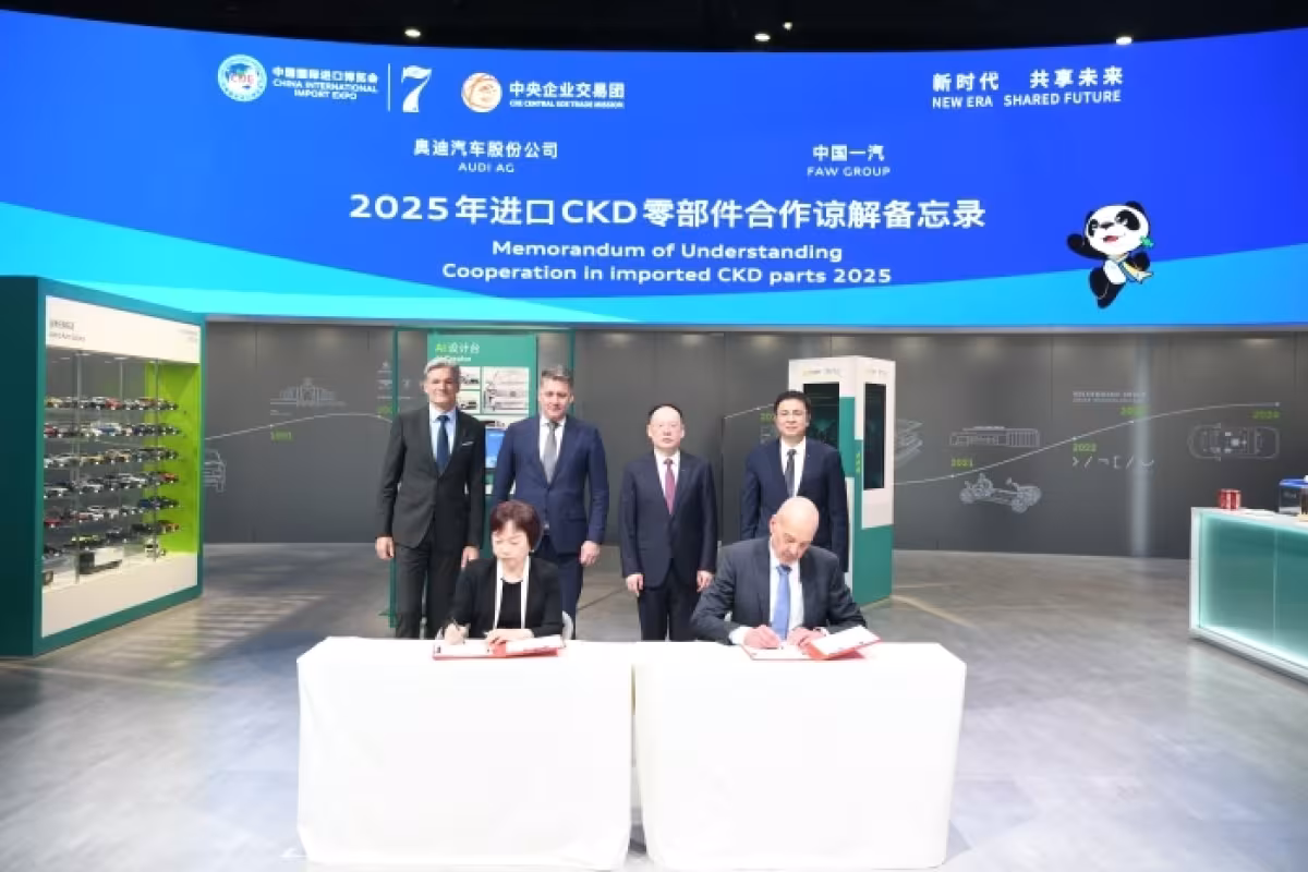 FAW Group and Audi AG Partner to Expand Production of Electric Vehicles in China