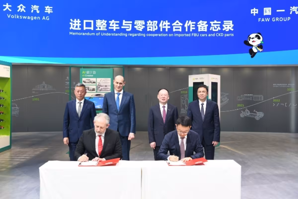 FAW Group and Volkswagen AG Partner to Enhance Automotive Offerings in China