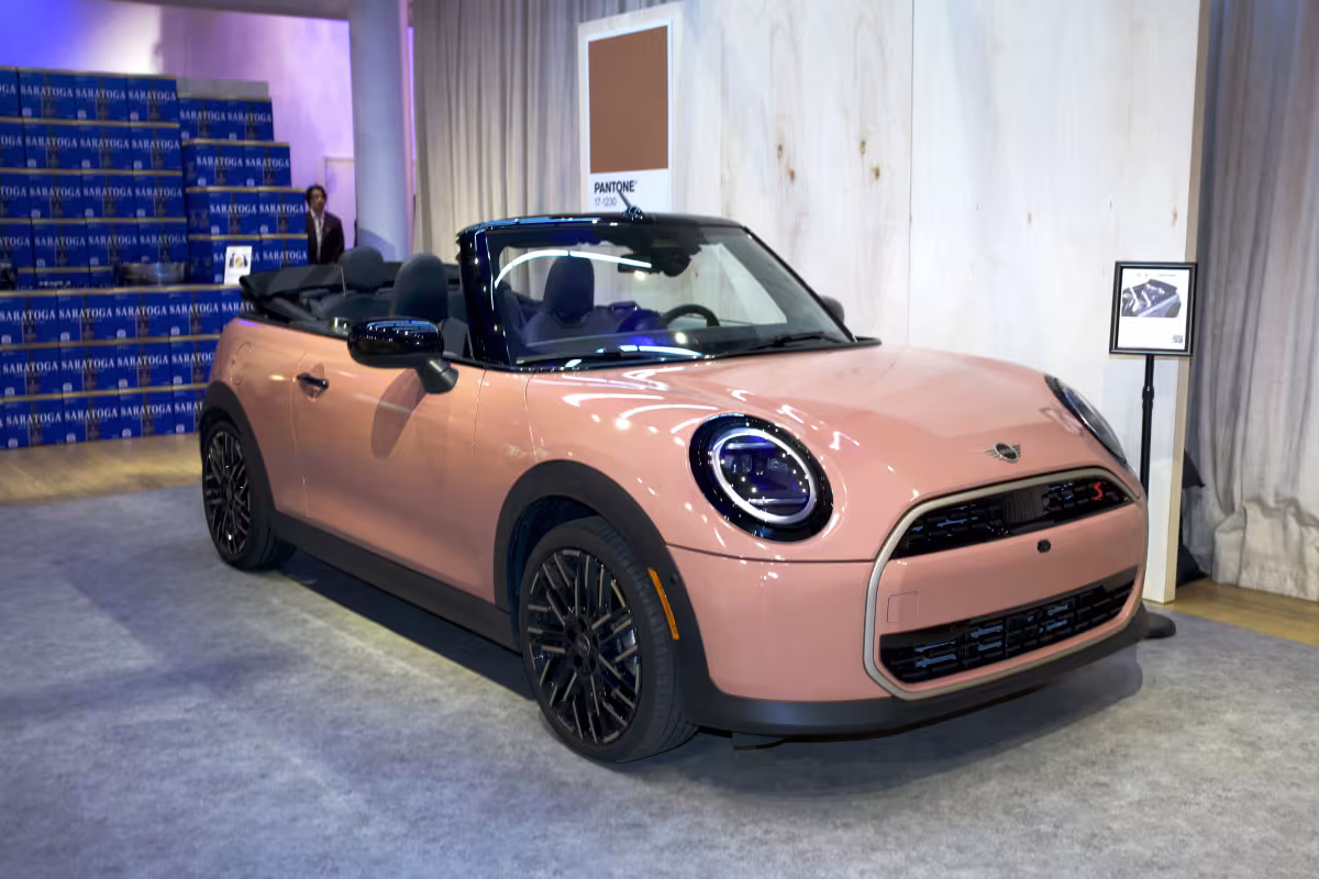 MINI Celebrates Pantone Color of the Year 2025 with a Mocha Mousse-Inspired Convertible
