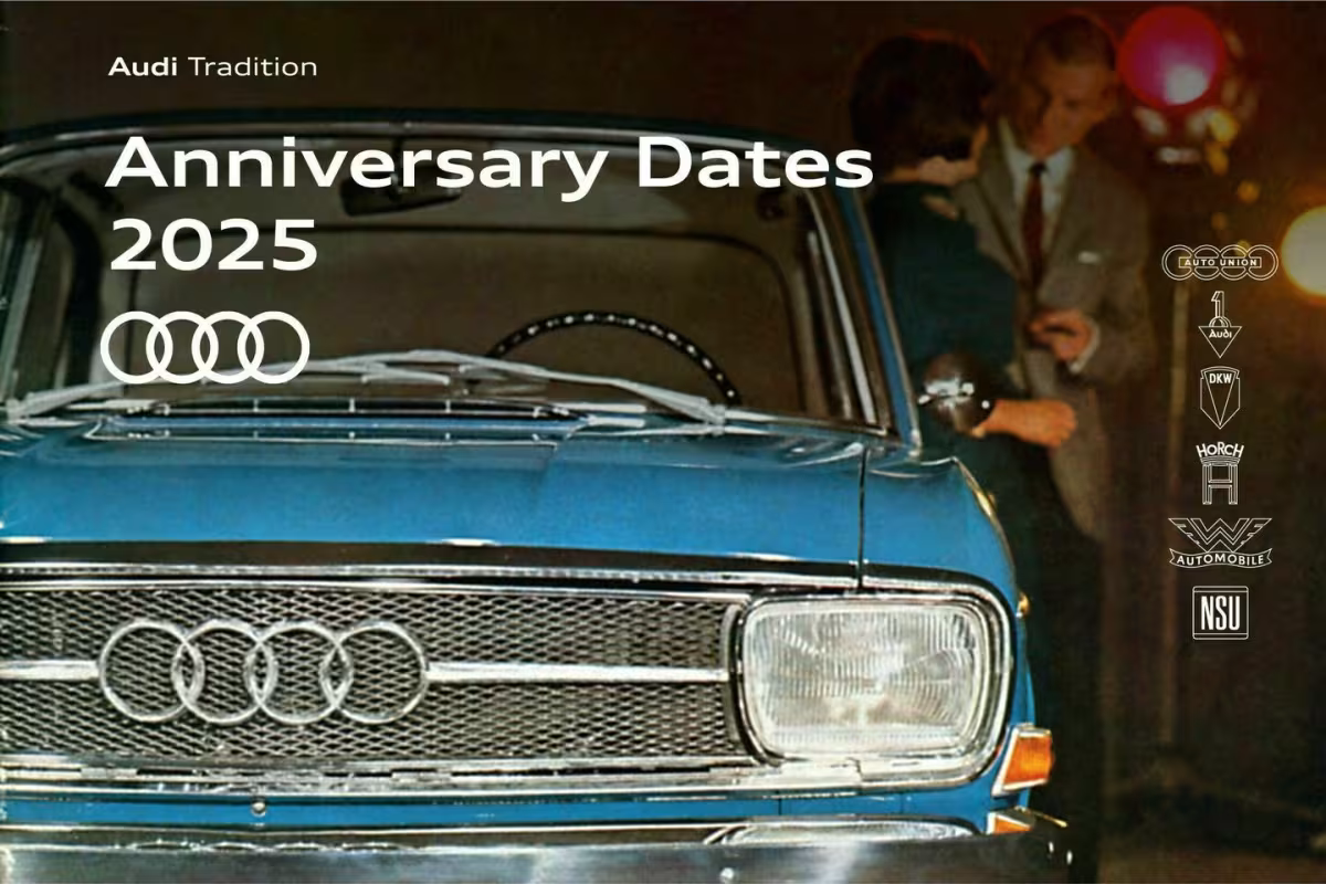 Audi Tradition to Commemorate Numerous Anniversaries in 2025