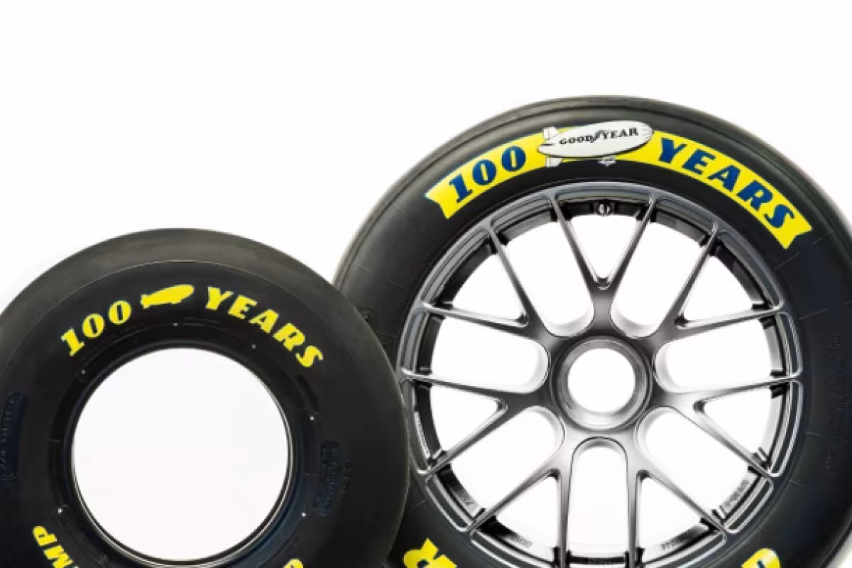 Goodyear Unveils Blimp-Themed Sidewall Design for Goodyear 400