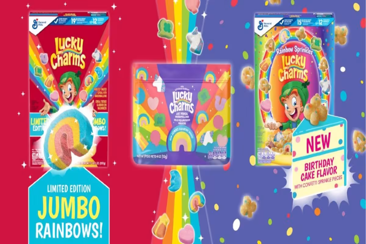 Lucky Charms Brings More Magic to the Breakfast Table with New Rainbow Inspiration