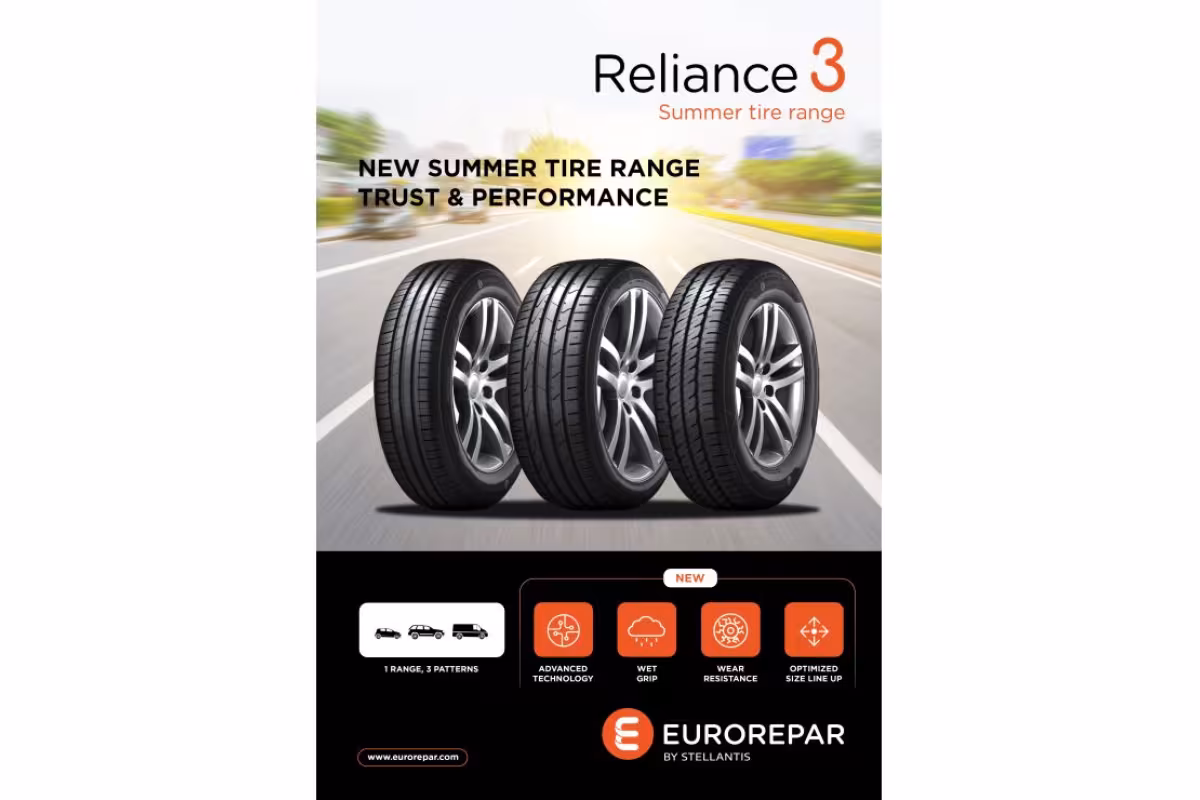 EUROREPAR Launches Next-Gen Reliance Summer Tire Range with Enhanced Performance, Safety, and Efficiency