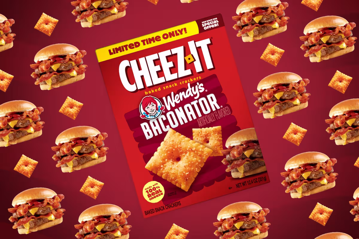Cheez-It® and Wendy's® Join Forces for Bold Baconator® Crackers This Summer