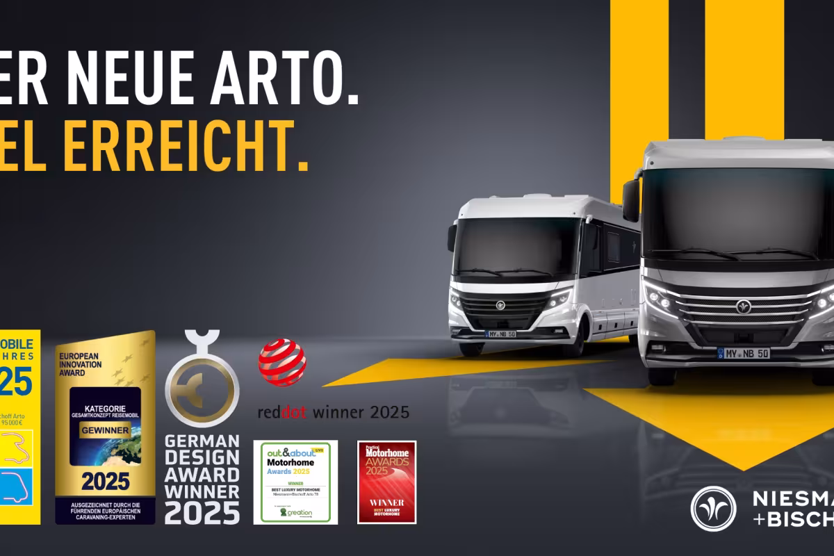 Award-Winning Motorhomes from Niesmann+Bischoff Continue to Impress in 2025