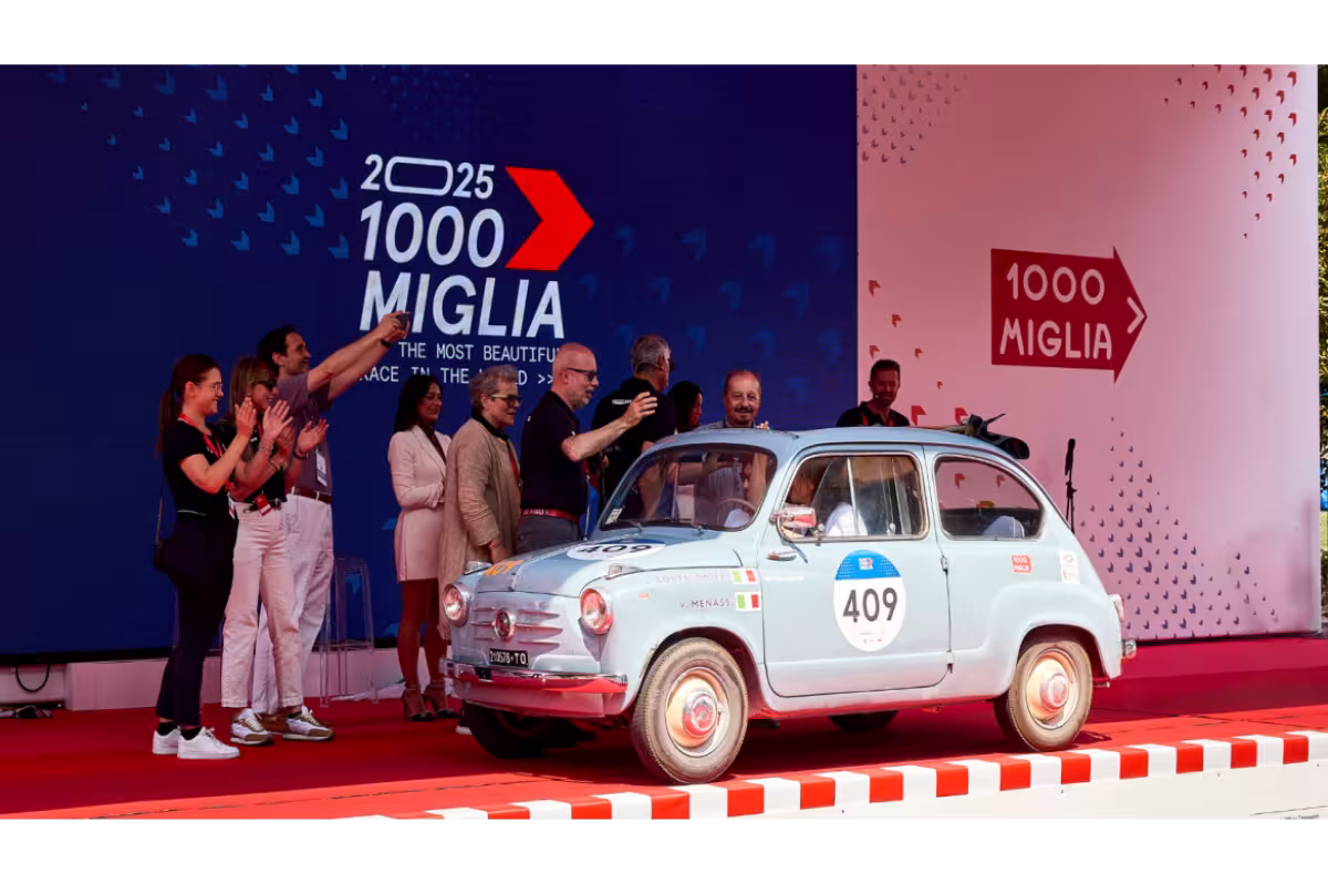 FIAT and Abarth Celebrate the Iconic Fiat 600 at the 2025 1000 Miglia