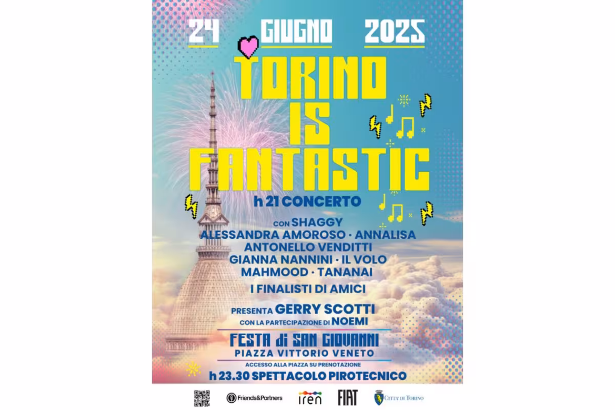 Shaggy, Stars, and Fireworks: FIAT Turns Up the Volume for “Torino is Fantastic” Concert