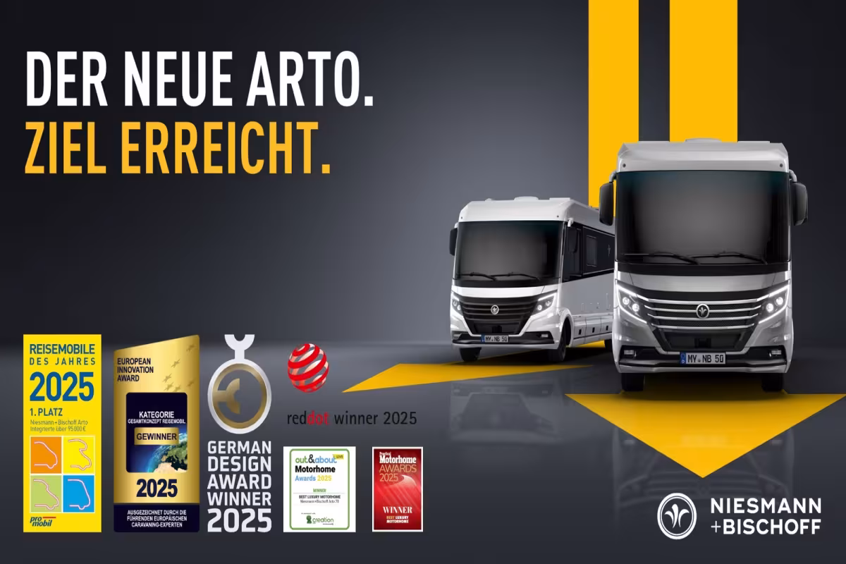 Niesmann+Bischoff Motorhomes Sweep Prestigious Awards in 2025