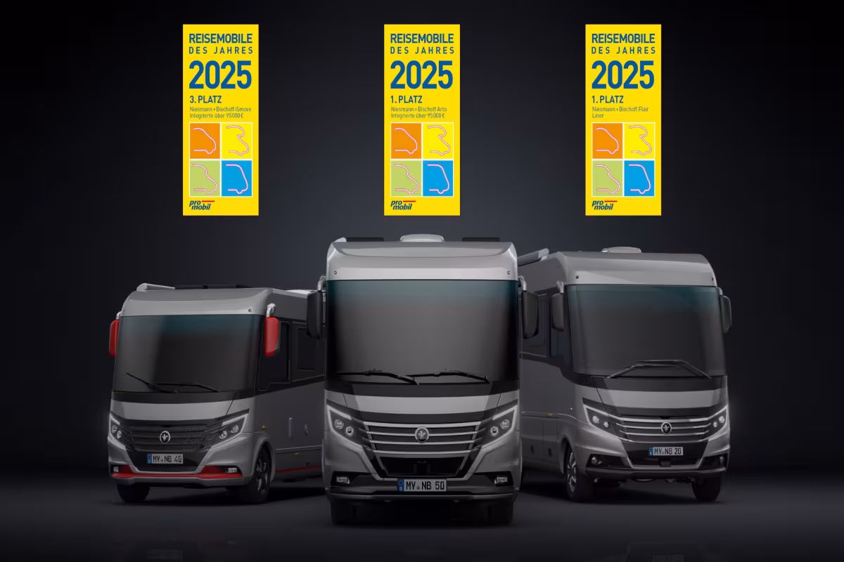 Niesmann+Bischoff Celebrates Major Wins at promobil Readers' Choice Awards 2025