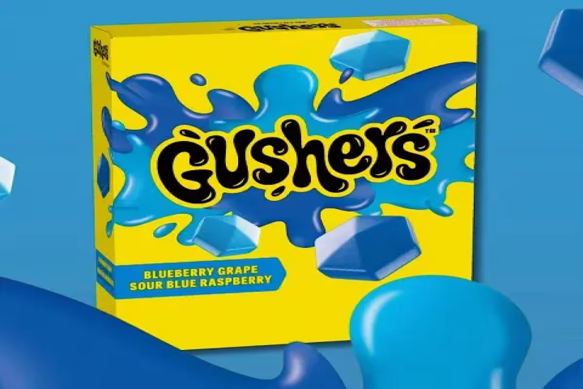 Gushers Launches Fan-Demanded All-Blue Pack with Sour Blue Raspberry Twist