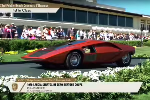 Lancia's Futuristic Past Steals the Show at Pebble Beach Concours d'Elegance 2024