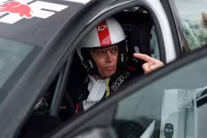 Carlos Tavares Drives the New Lancia Ypsilon Rally4 HF at Balocco