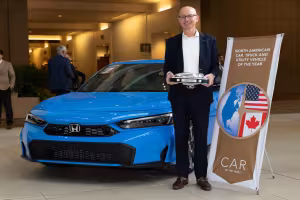 Honda Civic Hybrid Crowned 2025 North American Car of the Year™