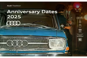 Audi Tradition to Commemorate Numerous Anniversaries in 2025