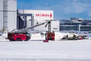 Delta Air Lines Flight Crashes at Toronto Pearson Airport: No Fatalities Reported