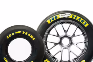 Goodyear Celebrates 100 Years of Blimps with Special Tire Design for Goodyear 400