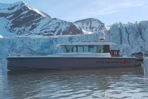 Axopar 37 Cabin: Navigating the Arctic's Untamed Beauty in Svalbard
