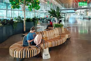 Title: Redefining Airport Experience: Green Furniture Concept Focuses on Connection and Sustainability
