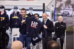 The HF Look is Back in Style: The New Lancia and Sparco Co-branded Sportswear Line Introduced at the “Rally Racing Meeting”