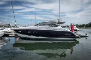  Luxury Yacht Experience Simplified: Princess V40 Open to Part Exchange and Ready for Summer