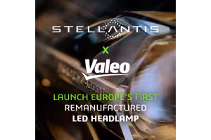 Stellantis and Valeo Launch Europe’s First Remanufactured LED Headlamp and Display Screen, Driving Forward Sustainable Mobility