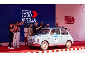 FIAT and Abarth Celebrate the Iconic Fiat 600 at the 2025 1000 Miglia