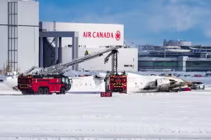 Delta Air Lines Flight Crashes at Toronto Pearson Airport: No Fatalities Reported