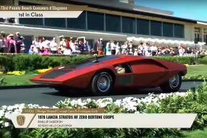 Lancia's Futuristic Past Steals the Show at Pebble Beach Concours d'Elegance 2024