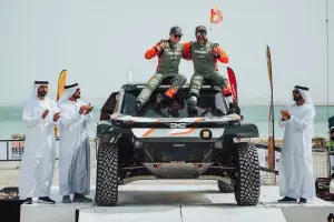 The Dacia Sandriders on Top in Abu Dhabi with Second World Rally-Raid Victory