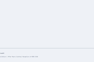 Press photo related to NewsOnline24: Join Us for an Exclusive After-Hours Cocktail Receptio.