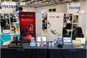 TECNO's First Flip-Screen Laptop Debuts at IFA, Starts at €899