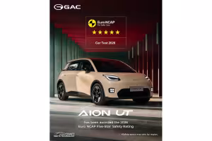 GAC's AION UT Electric Hatchback Scores Five Stars in 2026 Euro NCAP Crash Test