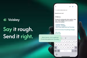 Voiskey Adds Pro Keyboard to Its AI Voice Typing App
