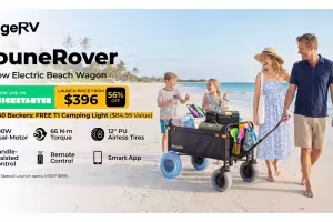BougeRV's DuneRover Electric Beach Wagon Hits Kickstarter With 56% Off Deal