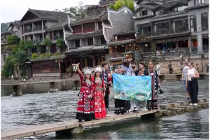 Global Influencers Tour Xiangxi's Ancient Towns and Rural Revival