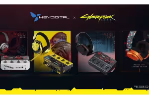 HiBy Unveils Cyberpunk 2077 Gaming Headset and Sound Card