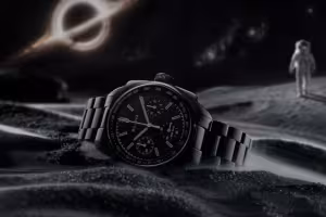 Bulova's New 41mm Lunar Pilot Watch Is Blacker Than a Black Hole