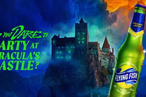 Flying Fish Beer Turns Dracula's Castle Into Halloween Party for Six Countries