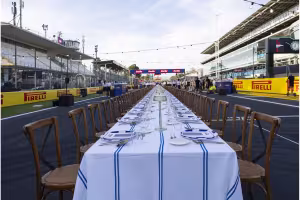 Barilla's 100-Meter Dinner Table Unites F1's Paddock Family in Monza