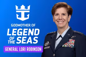 Royal Caribbean Names Retired Air Force Gen. Lori Robinson Godmother of New Ship