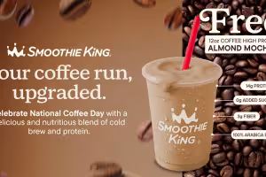 Smoothie King Offers Free Protein Coffee Smoothie for National Coffee Day