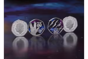 Royal Mint Unveils Star Trek 50p Coins for Franchise's 60th Anniversary