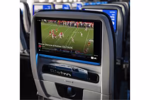 United Airlines Adds Live NFL and College Football to Seatback Screens