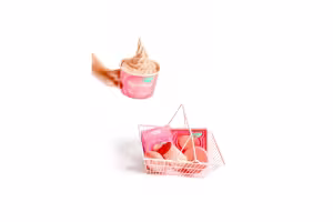 Yogurtland's New Peach Flavor Is Inspired by a Makeup Collection