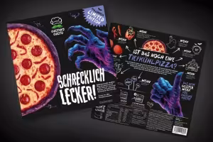 Gustavo Gusto Drops Limited Halloween Pizza With Black Carrot Dough