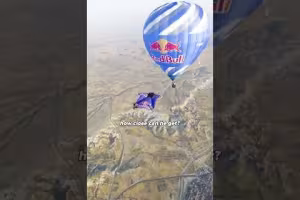 Red Bull Athlete Flies Wingsuit Slalom Through Cappadocia's Balloons for Philips