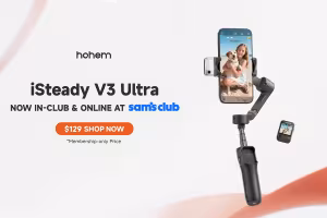 Hohem's AI Tracking Gimbal Hits 318 Sam's Club Stores at $129